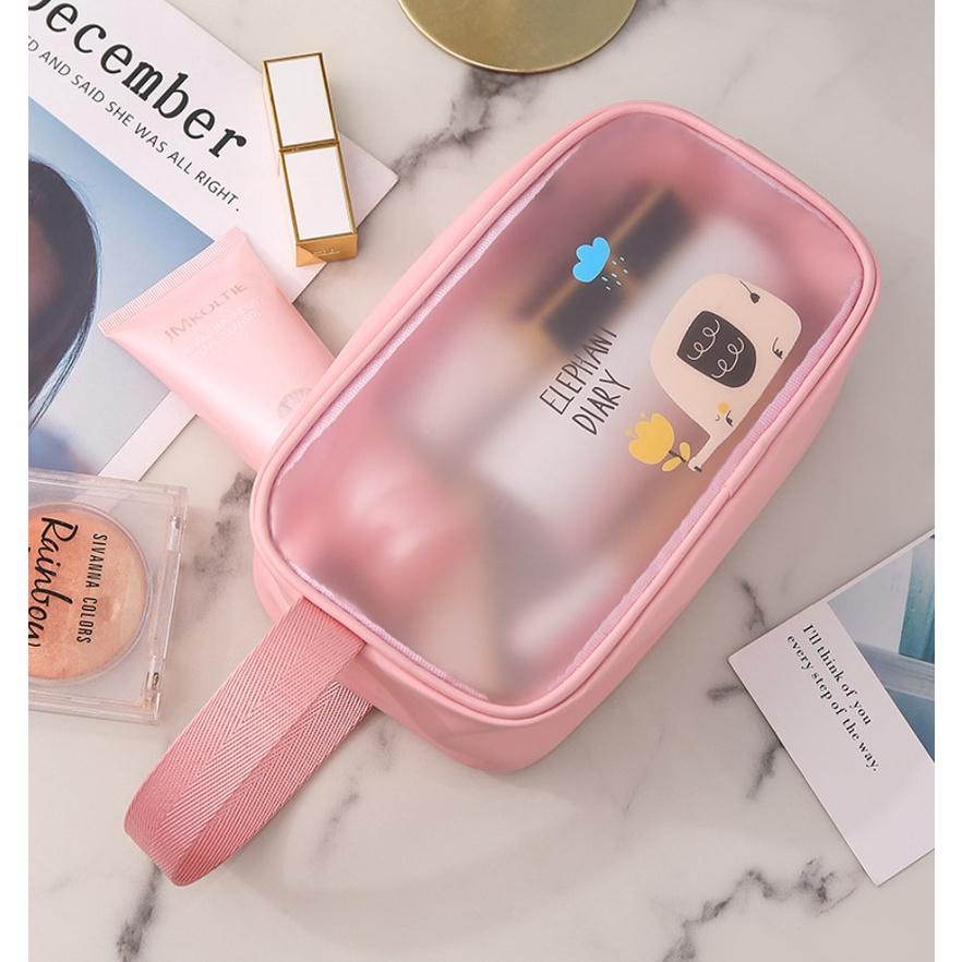 卡通透明防水化妝包 出國旅行必備  透明包 防水包 防水收納包 盥洗包 洗漱包 化妝包 游泳包-細節圖2