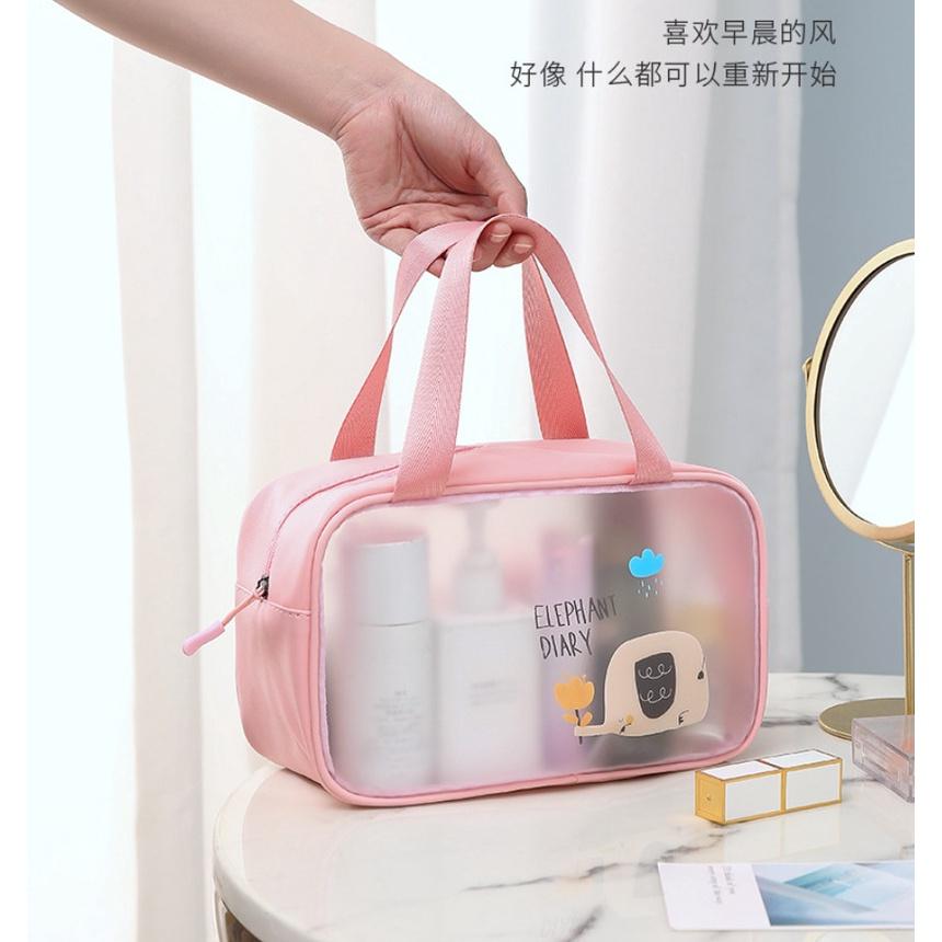 卡通透明防水化妝包 出國旅行必備  透明包 防水包 防水收納包 盥洗包 洗漱包 化妝包 游泳包-細節圖4