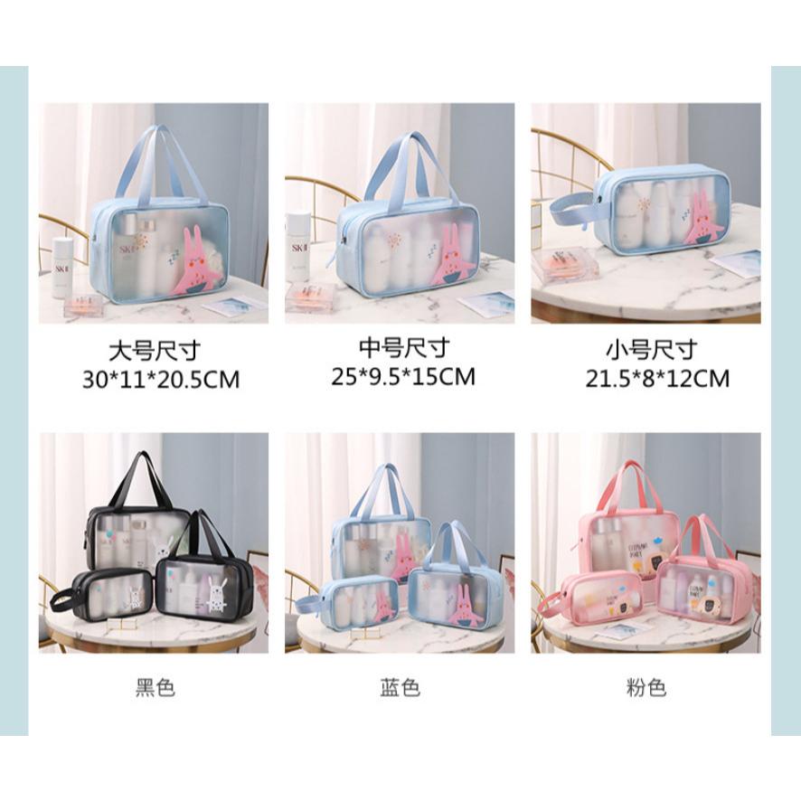 卡通透明防水化妝包 出國旅行必備  透明包 防水包 防水收納包 盥洗包 洗漱包 化妝包 游泳包-細節圖8