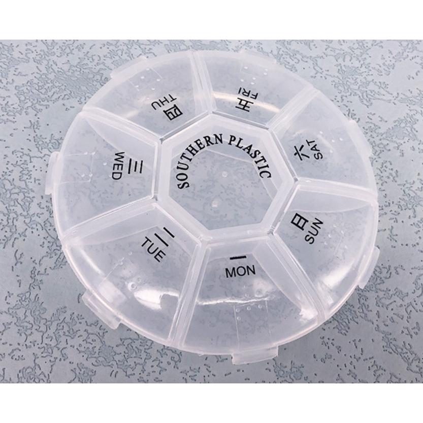 隨身藥盒 防潮藥盒  七日藥盒 藥物分裝盒 分藥盒 分格藥盒-細節圖3