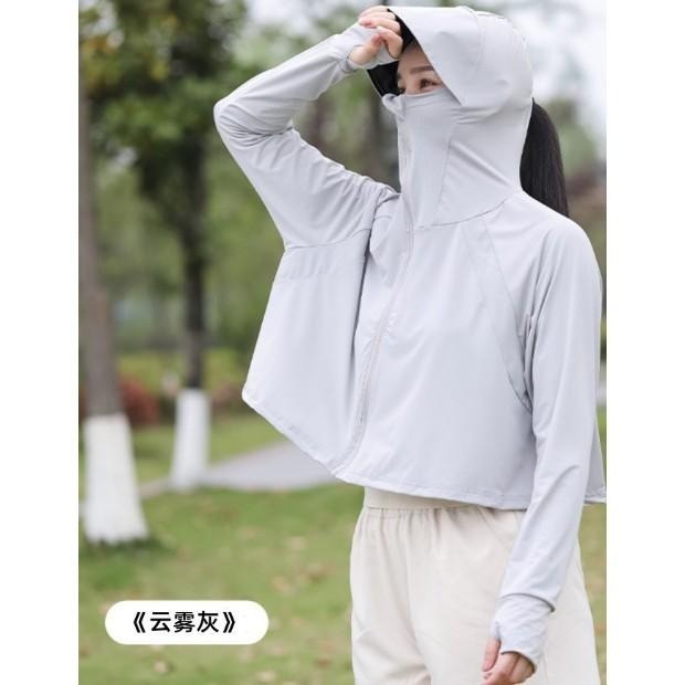 冰絲防曬外套 升級款黑膠大帽檐 防曬衣 涼感防曬外套 抗UV 大帽檐薄外套-細節圖6