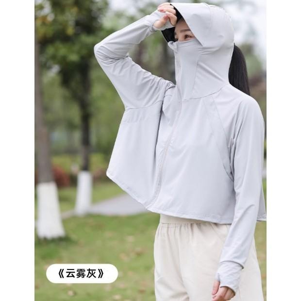 冰絲防曬外套 升級款黑膠大帽檐 防曬衣 涼感防曬外套 抗UV 大帽檐薄外套-細節圖6