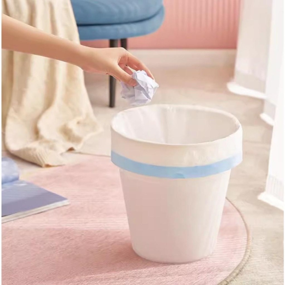 卡通束口垃圾袋 小兔抽繩垃圾袋 拉繩垃圾袋 收口垃圾袋 兔兔卡通塑膠袋 潔垃圾袋-細節圖2