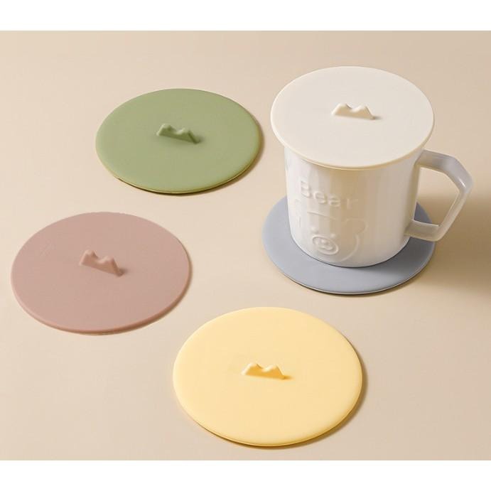 小山矽膠杯蓋 莫蘭迪色 防燙杯蓋 茶杯蓋 防塵防漏杯蓋  防塵杯蓋 馬克杯杯蓋-細節圖2