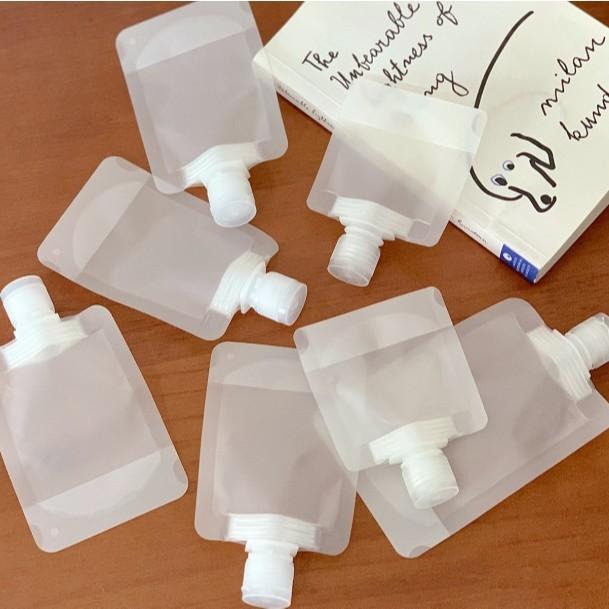 乳液分裝袋 旅行分裝袋 液體分裝袋 透明分裝袋 沐浴乳分裝  化妝品分裝 保養品分裝-細節圖2