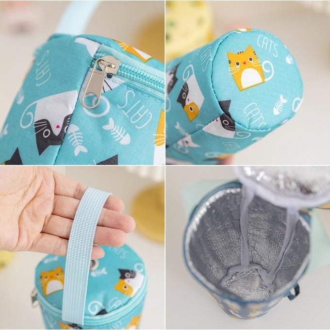 保冰保溫吸管杯套 吸管杯套 環保杯袋 加厚杯套 冰霸杯手提袋 飲料袋  手搖杯袋-細節圖4