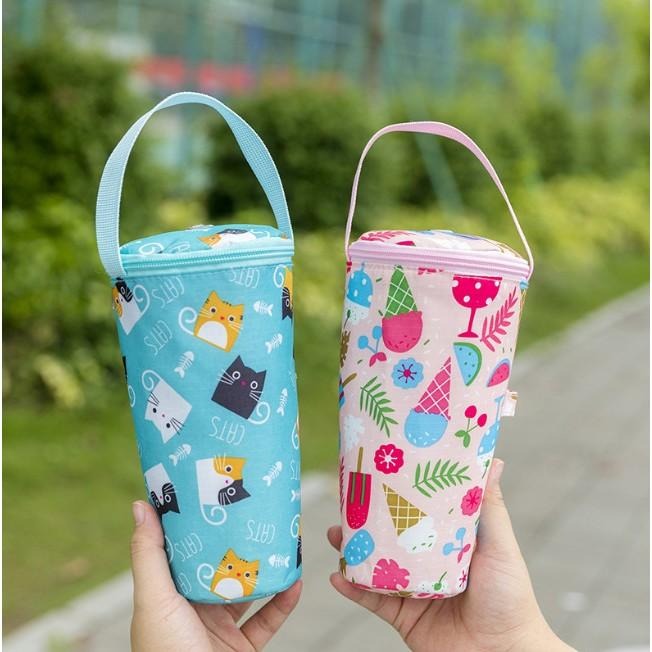 保冰保溫吸管杯套 吸管杯套 環保杯袋 加厚杯套 冰霸杯手提袋 飲料袋  手搖杯袋-細節圖6