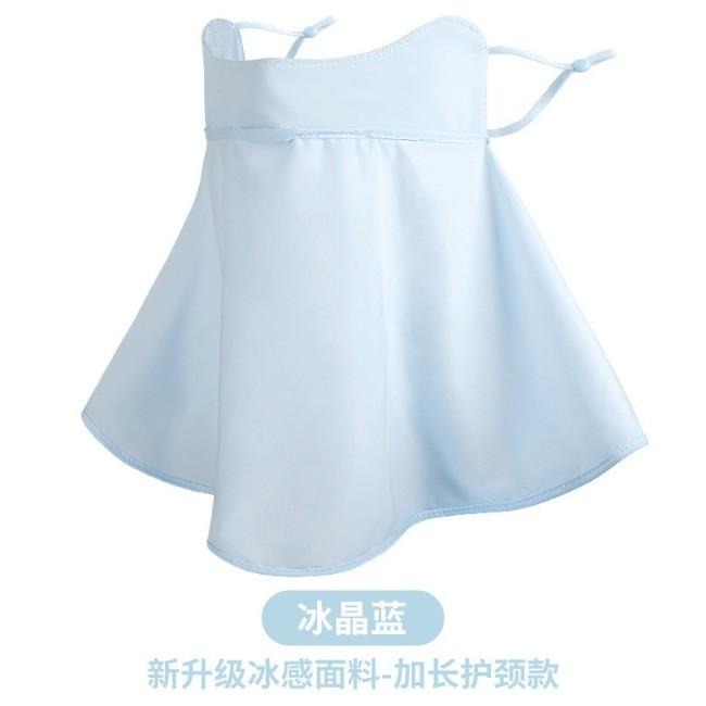 遮陽護頸冰絲面罩 冰絲涼感防曬面罩 護眼角口罩 登山釣魚防曬護頸面罩 防風防曬面罩 遮陽護頸冰絲面罩-細節圖4