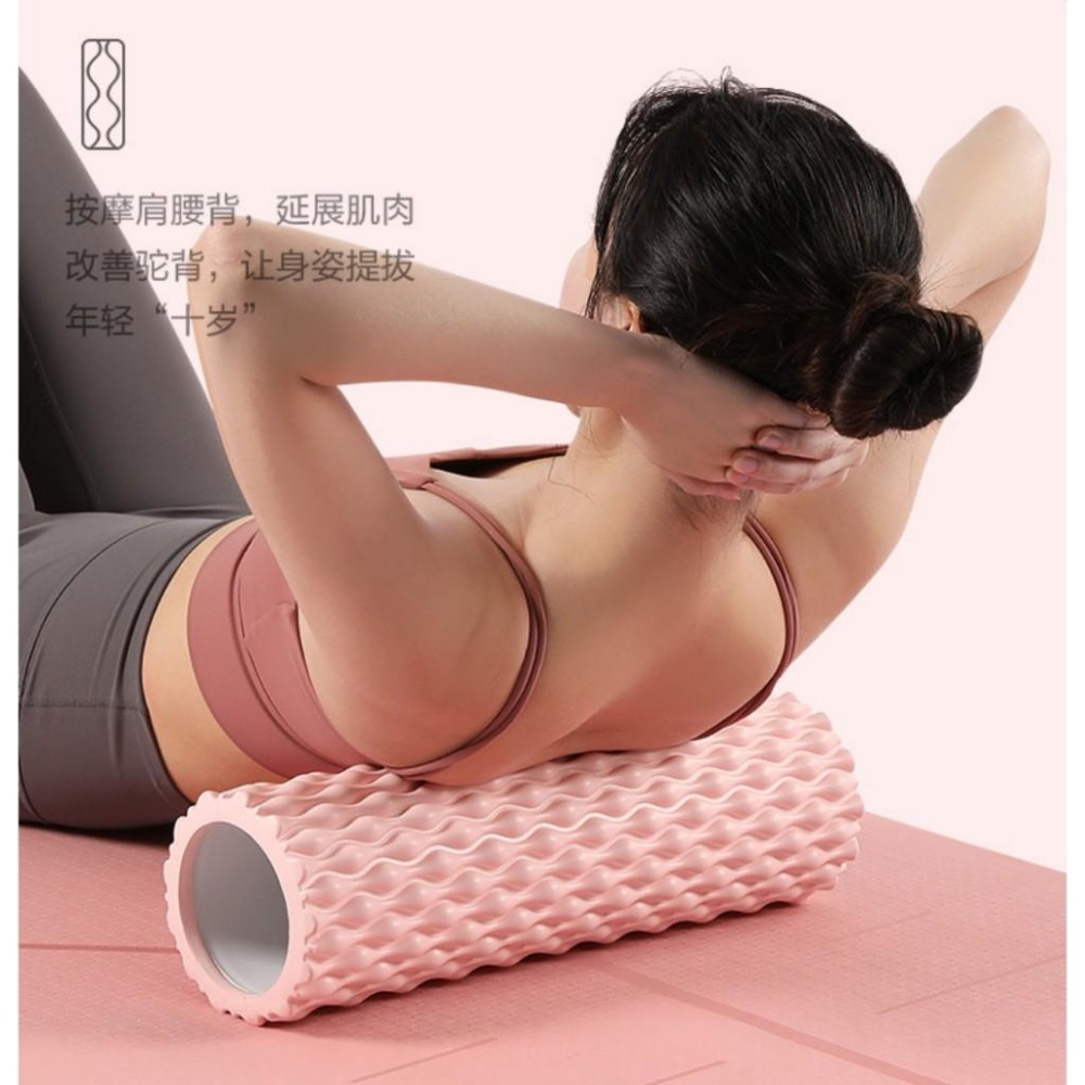 瑜珈滾筒 水滴款滾筒 瑜珈柱 滾輪按摩 滾輪鬆筋  筋膜放鬆滾筒 泡沫軸 海蒂小舖-細節圖2