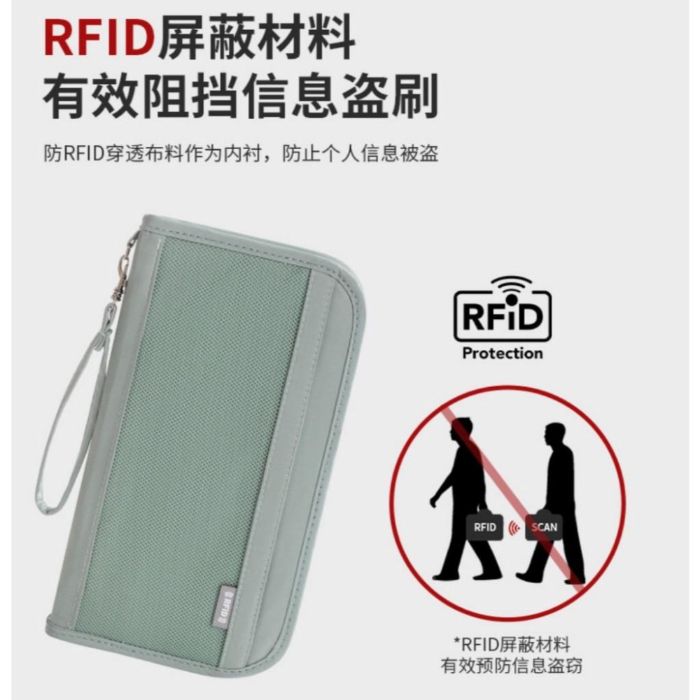 多功能護照包 RFID護照包 防盜刷護照包 護照夾 證件包 旅行收納包 護照收納包 海蒂小舖-細節圖6