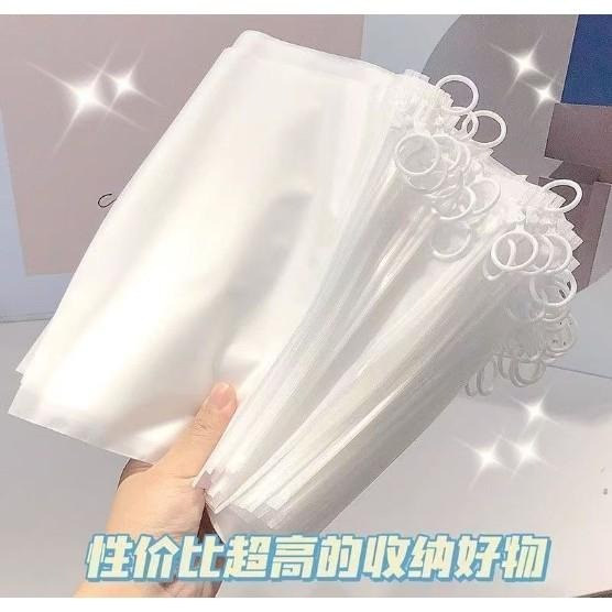 磨砂拉鍊收納袋 防水袋 小物收納 夾鏈袋 口罩收納袋 海蒂小舖-細節圖5