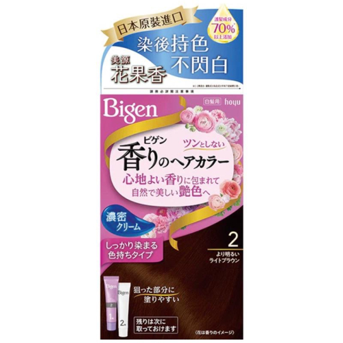 《開立發票》 日本🇯🇵 hoyu BIGEN美源花果香快速染髮霜(40g+40g）共12色 染白專用