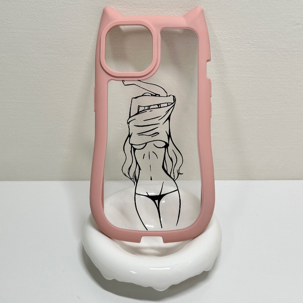 i15辣妹貓耳手機殼-規格圖1