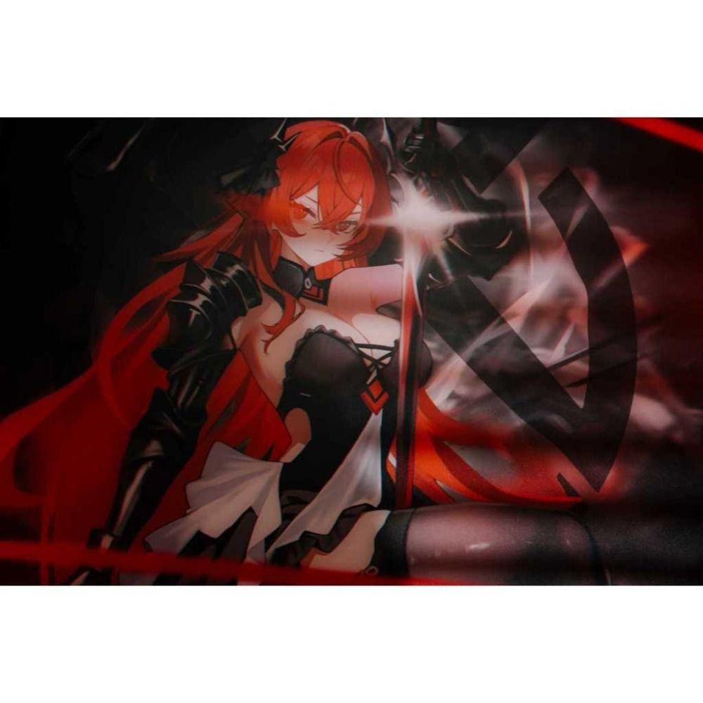 葓 知名大廠畫師設計 玻璃滑鼠墊-細節圖3