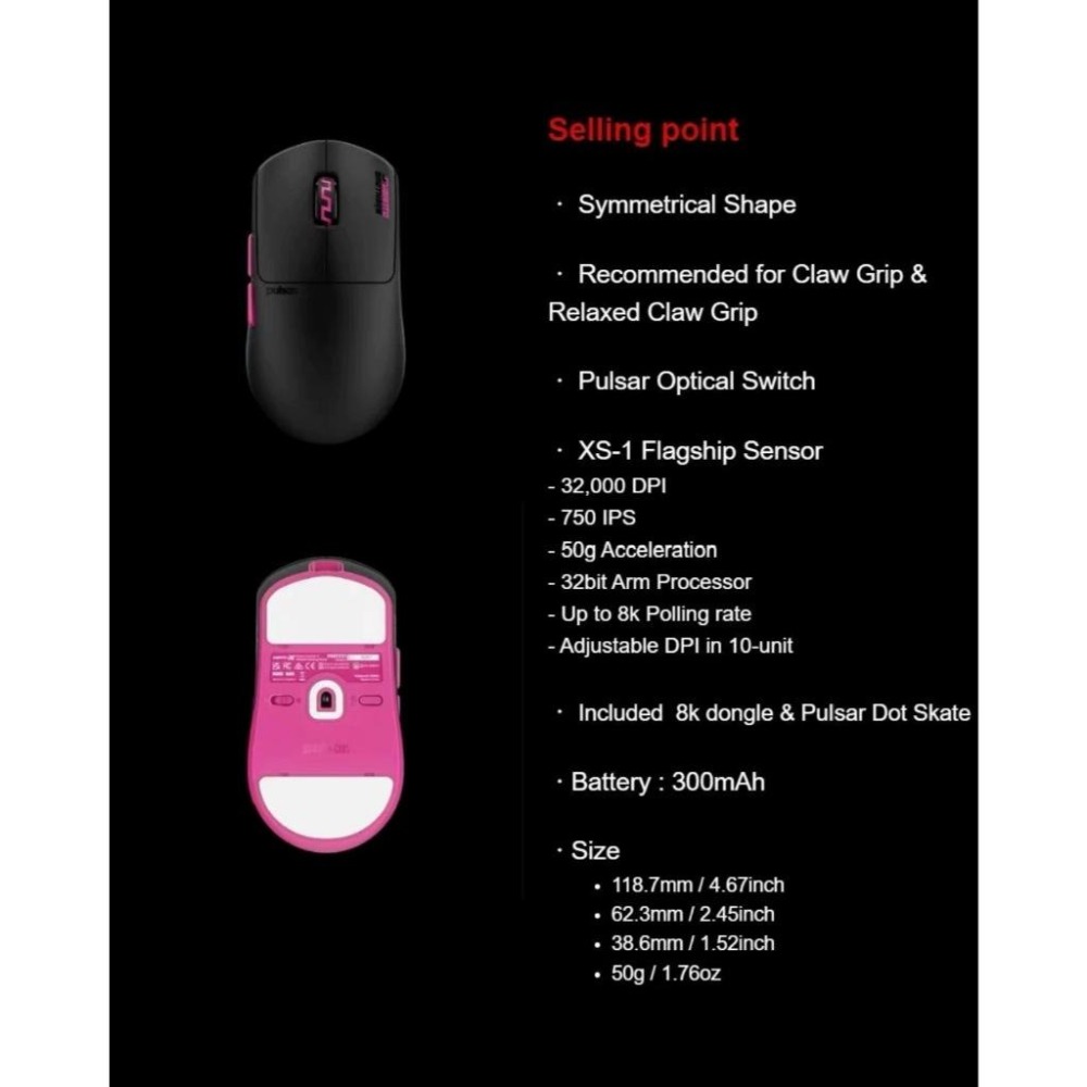 PULSAR Susanto-X 滑鼠-細節圖3