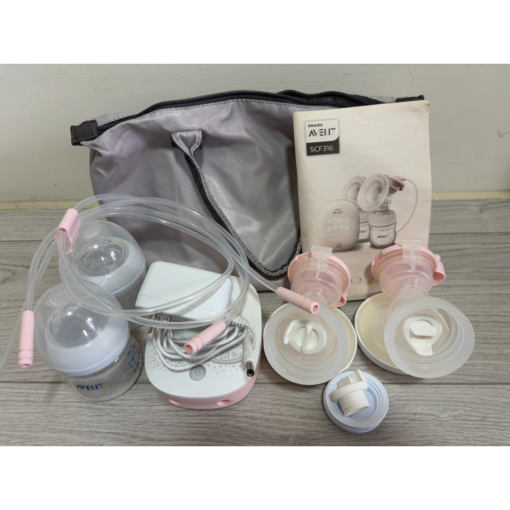 PHILIPS AVENT雙邊電動吸乳器(SCF316/02)。八成新-細節圖2
