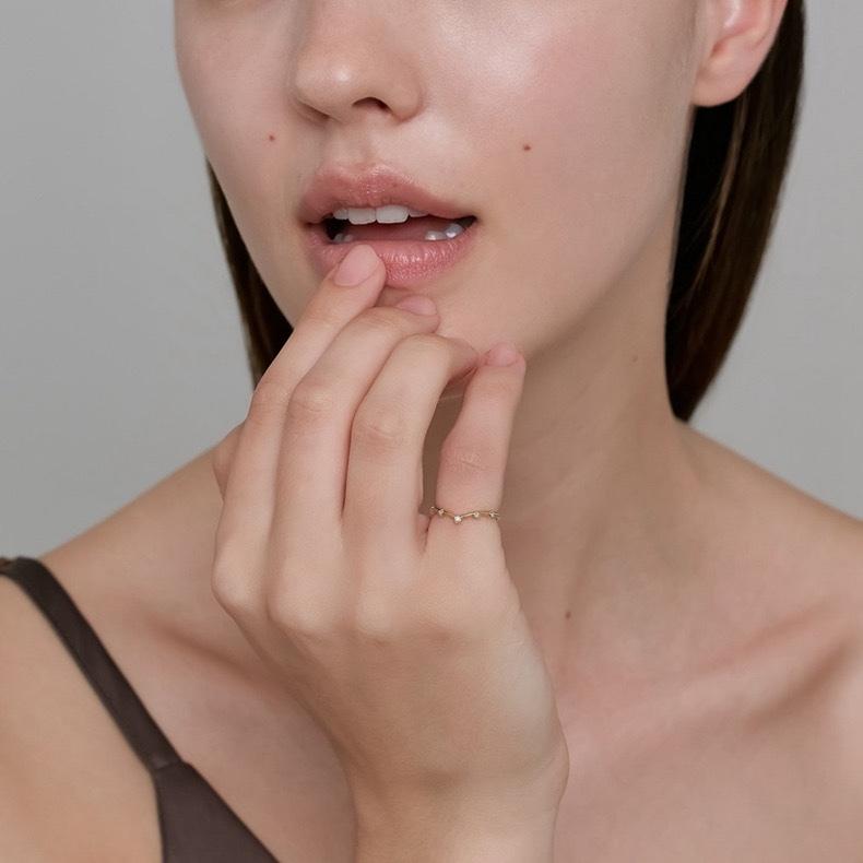 CEDONY | 2024年春季新品 手指上的花園 一套多種戴法 鑲嵌貝殼珍珠白鋯鑽 日牌同款 | 戒指 尾戒 疊戴戒指-細節圖7