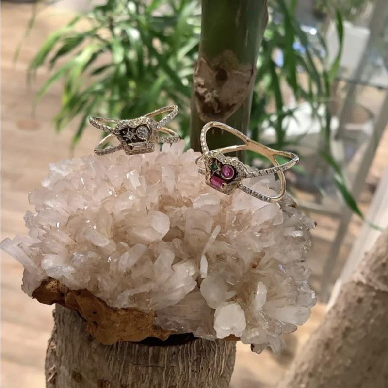 CEDONY | 獨家開模 至死不渝的愛戀 酷黑骷髏頭系列 通體S925純銀分色鍍14K金 | 吊墜 項鍊 戒指 愛心-細節圖7