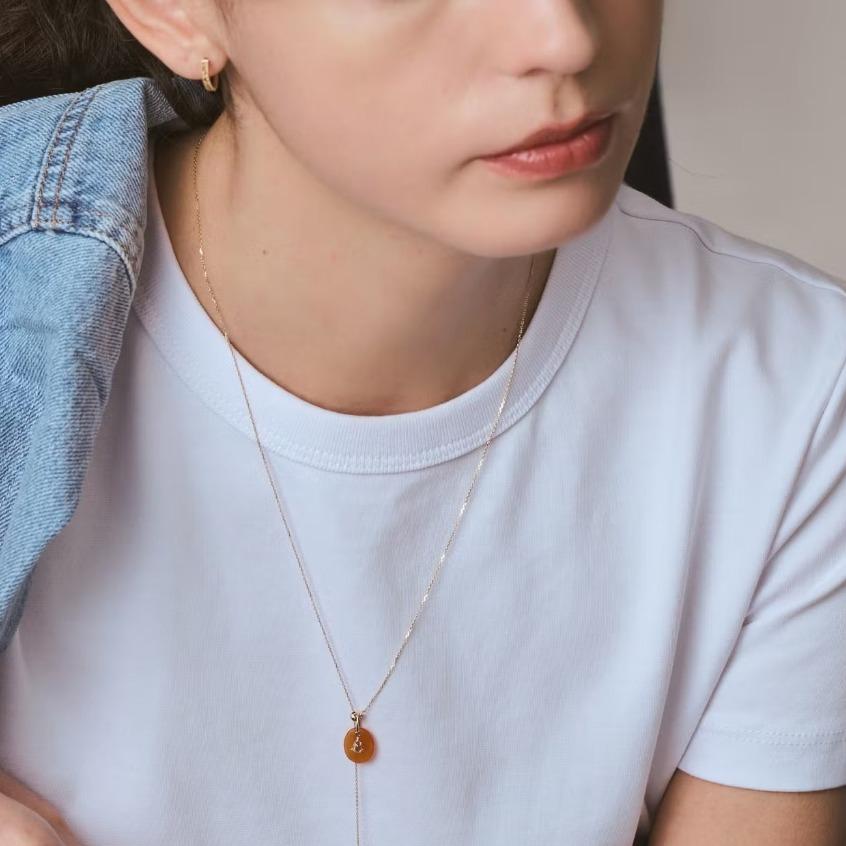 CEDONY | 驚豔全場 獨特設計 雙層式天然寶石吊墜 七款吊墜提供選擇 日系輕奢彩寶 | 項鍊 吊墜-細節圖9