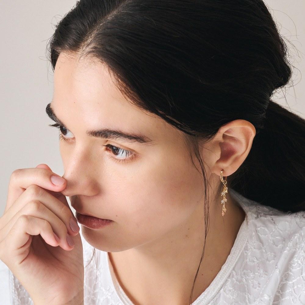 CEDONY | 天然橙月光石雙面雕花吊墜 一款多種戴法 日本專櫃同款 | 項鍊 吊墜 戒指 耳墜 橙月光石 草莓晶-細節圖9