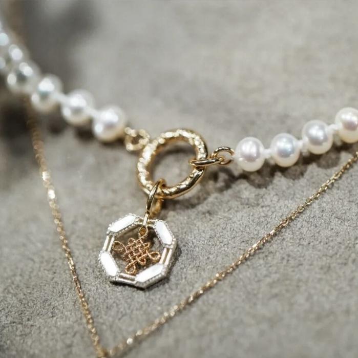 CEDONY | 打結麻花花紋金銀分色 S925純銀 日本專櫃同款 | 吊墜 項鍊 戒指 中國結-細節圖2