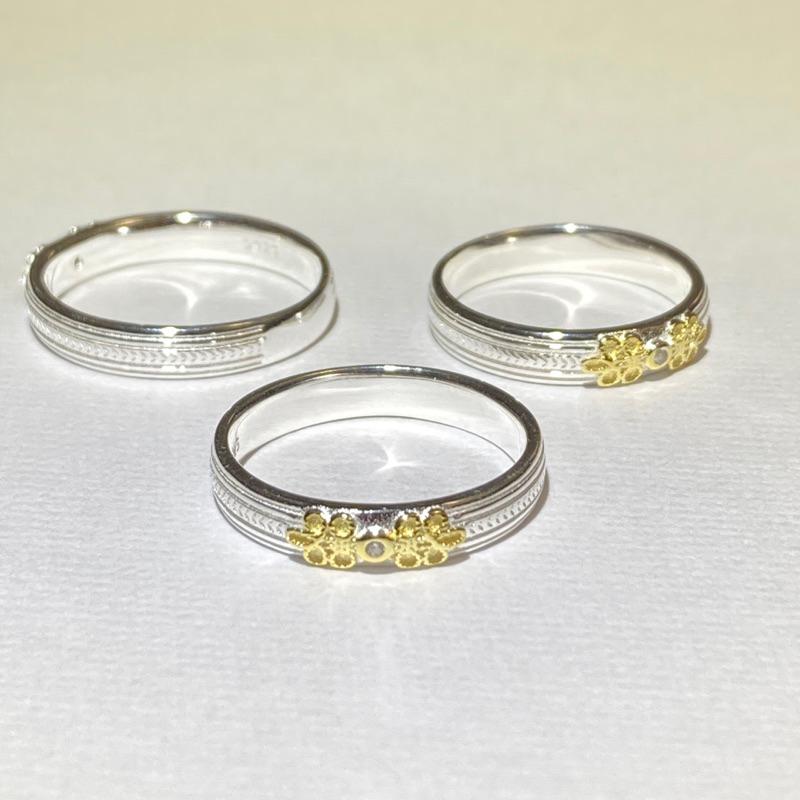 CEDONY | 打結麻花花紋金銀分色 S925純銀 日本專櫃同款 | 吊墜 項鍊 戒指 中國結-細節圖3