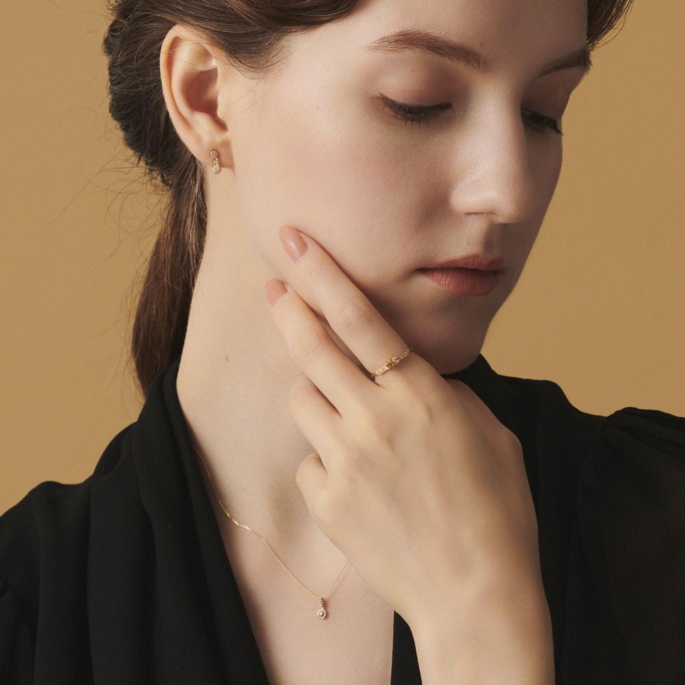 CEDONY | 春季限量新品 華麗雕花天然黃水晶首飾 多款可選 日本品牌同款 | 項鍊 戒指 耳釘 耳夾-細節圖7