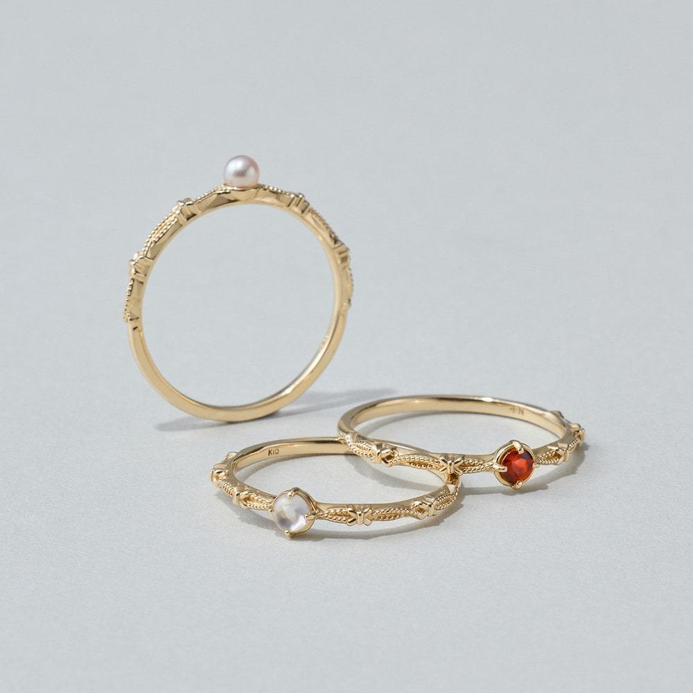 CEDONY | 復古絲帶紋路戒指 三款戒指可選擇 適合疊戴使用 日本品牌Nojess同款 | 戒指-細節圖2