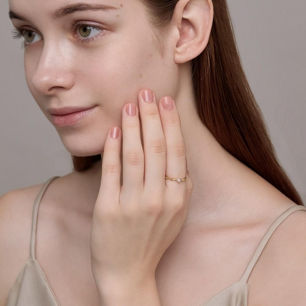 CEDONY | 復古絲帶紋路戒指 三款戒指可選擇 適合疊戴使用 日本品牌Nojess同款 | 戒指-細節圖3