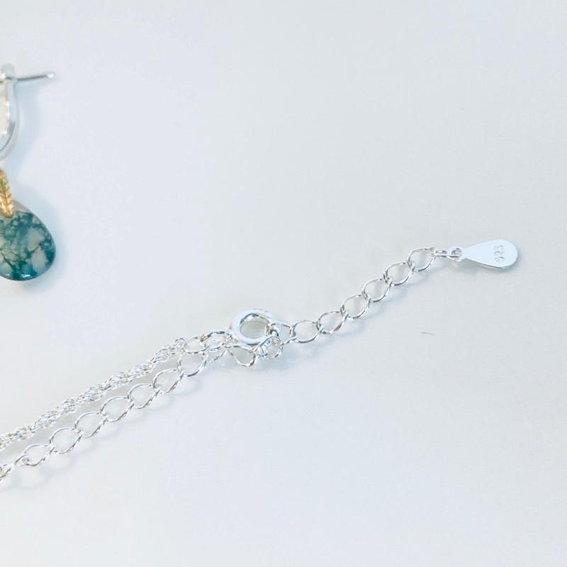 CEDONY | 中性首飾單品 穿越光影的時光軌跡 天然海藻瑪瑙 日系品牌同款 | 項鍊 戒指 耳釘 耳墜-細節圖3