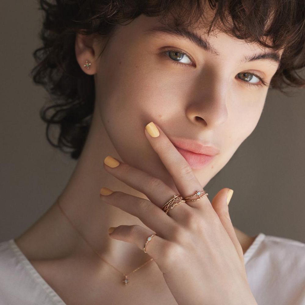 CEDONY | 夢幻多變的遊彩 天然蛋白石 首飾套組 多款可選 日本專櫃設計 | 項鍊 耳釘 耳夾 戒指-細節圖6