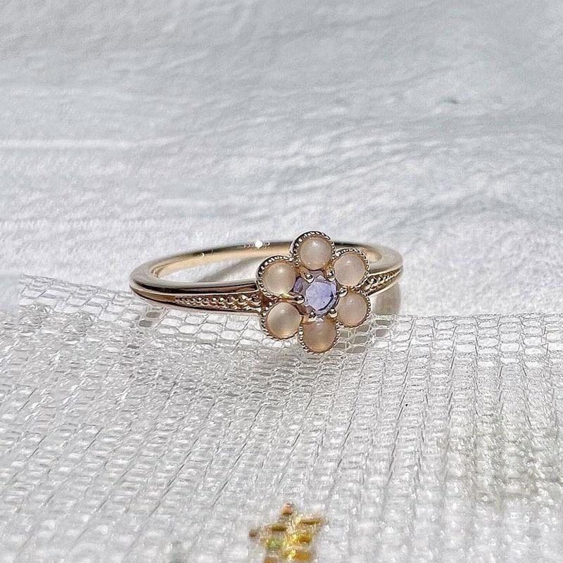 CEDONY | 限量發售隱藏款 天然托帕石與貝殼珍珠圍邊 絕美菱形設計 日本專櫃同款 | 鍊墜 吊墜 戒指 耳釘-細節圖6