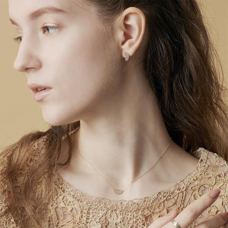 CEDONY | 絕版品再現 中世紀風格 特殊又復古的鏤空花紋 通體S925純銀首飾 日本專櫃同款 | 項鍊 耳釘 戒指-細節圖2