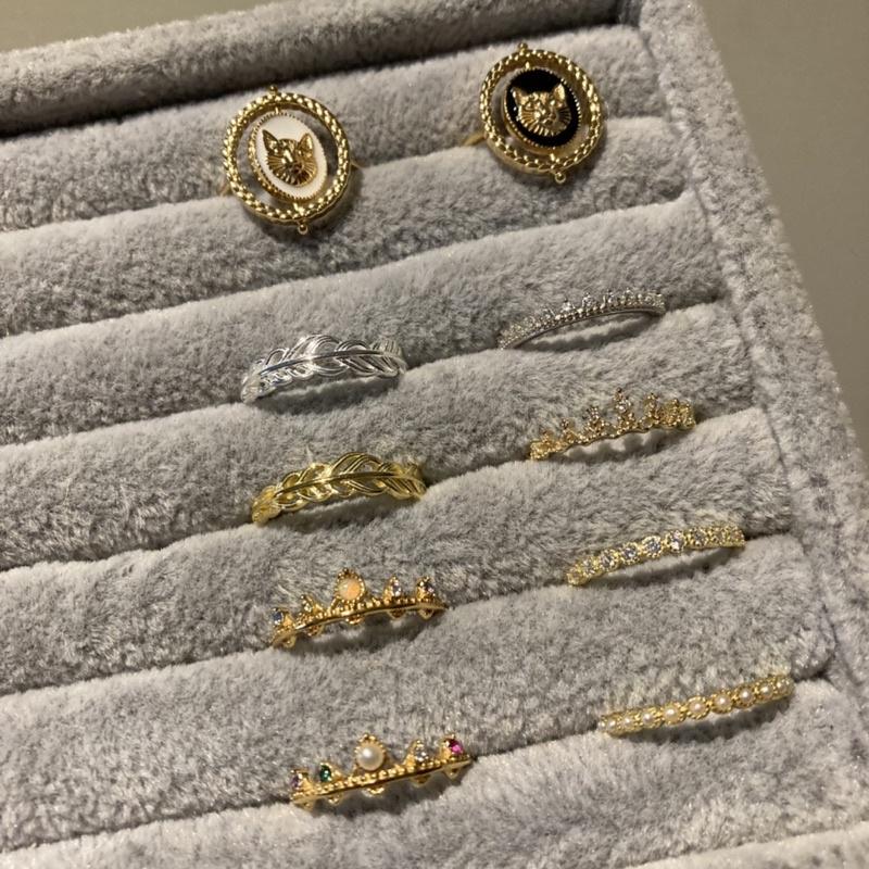 CEDONY | 輕奢訂製彩鑽皇冠戒指 日系氣質女孩必買 日本品牌NOJESS同款 | 戒指-細節圖2