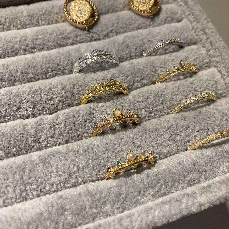 CEDONY | 輕奢訂製彩鑽皇冠戒指 日系氣質女孩必買 日本品牌NOJESS同款 | 戒指-細節圖3