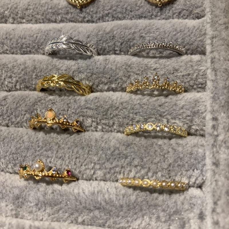 CEDONY | 輕奢訂製彩鑽皇冠戒指 日系氣質女孩必買 日本品牌NOJESS同款 | 戒指-細節圖5