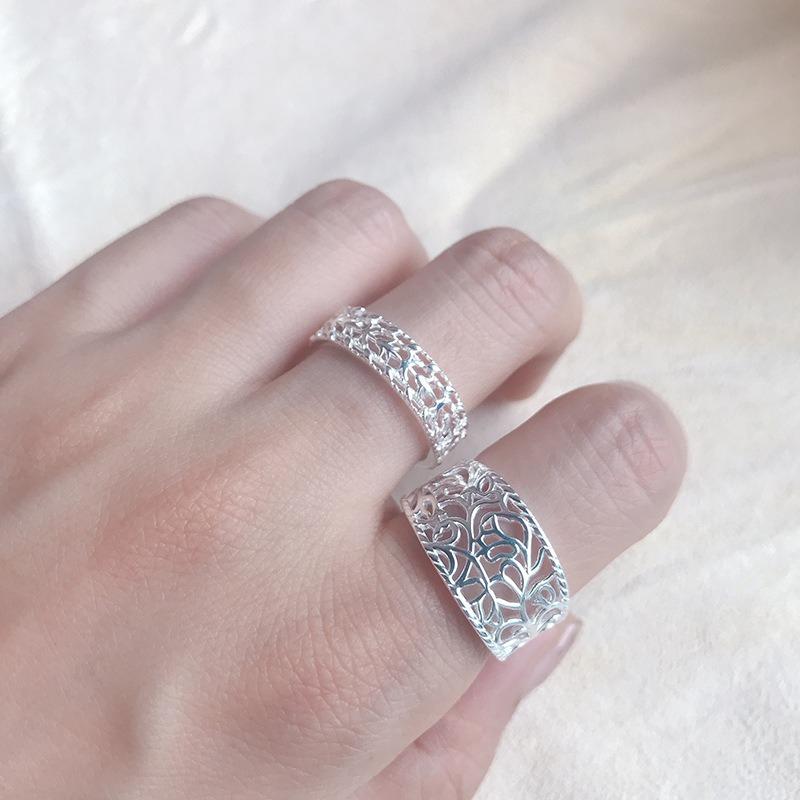 CEDONY | 春季最受歡迎 鬱金香藤蔓雕花系列 純銀首飾單品 日系專櫃同款 | 項鍊 戒指 耳圈 耳環-細節圖5