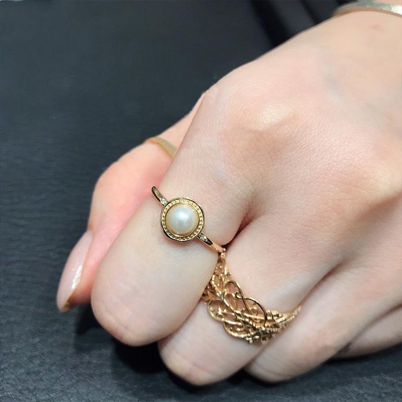 CEDONY | 春季海洋系列 高級訂製天然珍珠系列套組 日本專櫃agete同款 | 項鍊 耳釘 戒指-細節圖3