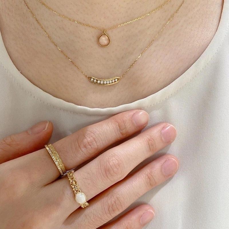 CEDONY | 春季海洋系列 高級訂製天然珍珠系列套組 日本專櫃agete同款 | 項鍊 耳釘 戒指-細節圖7