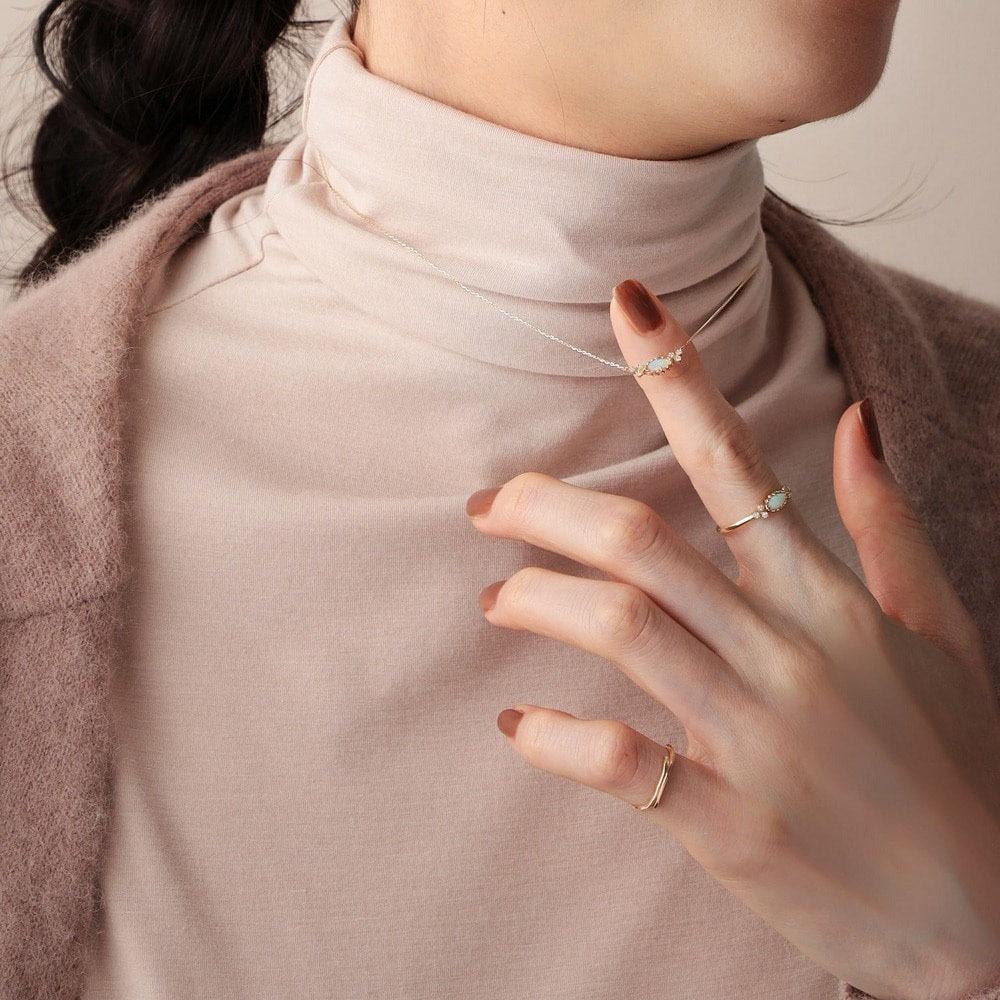 CEDONY | 輕奢訂製蛋白石系列 多款可選 日本專櫃agete同款 | 項鍊 戒指-細節圖7