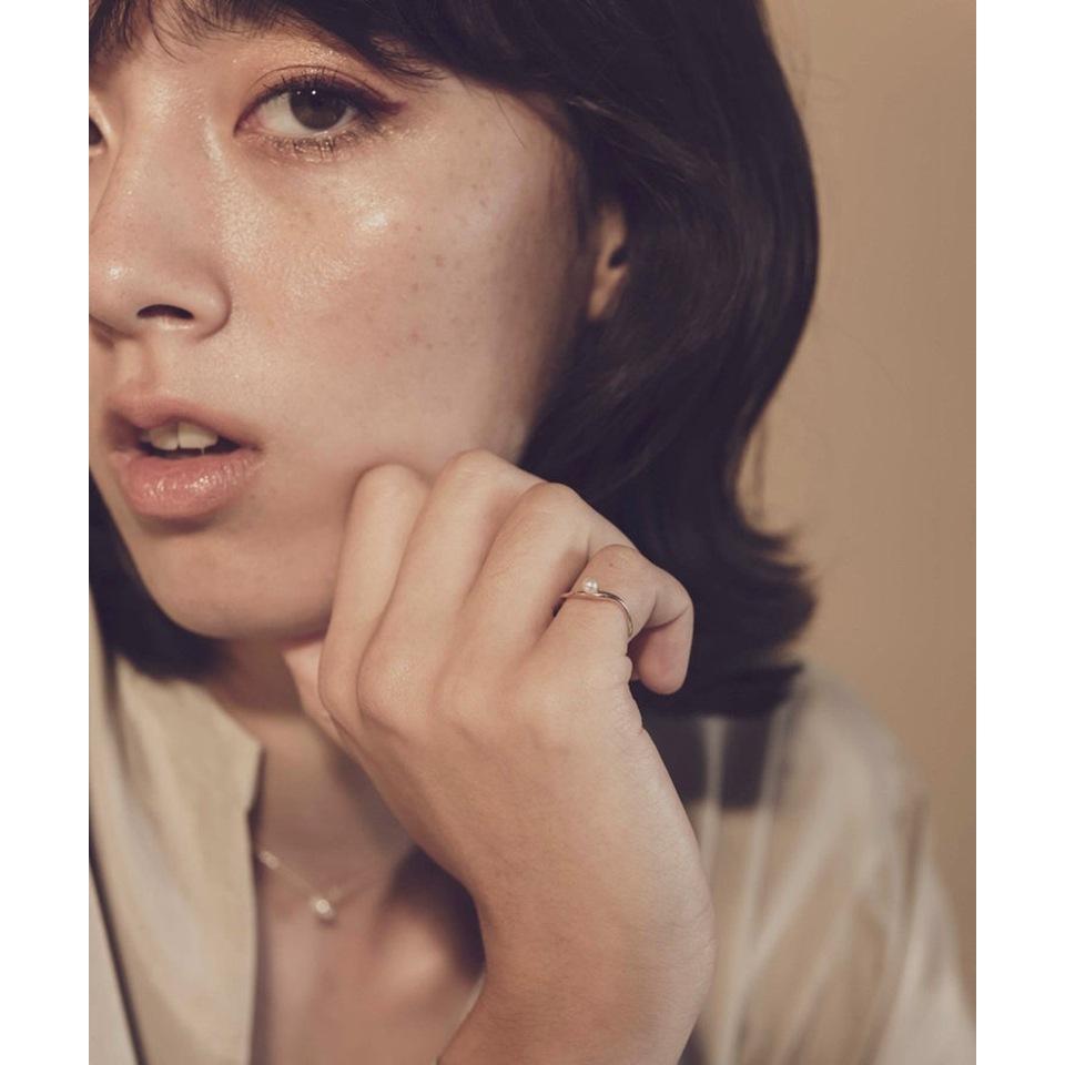 CEDONY | 簡約而優雅的自由曲線 珍珠蛋白石項鍊 珍珠耳骨夾可當尾戒戴 | 項鍊 戒指 耳骨夾 耳夾 尾戒-細節圖4