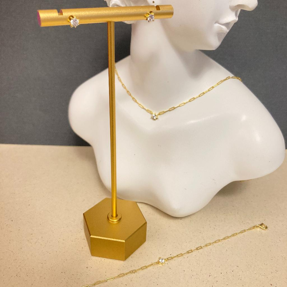 CEDONY | 日系珠寶首飾 璀璨流星白鋯鑽系列 多款可選 日牌同款 | 項鍊 手鍊 耳釘 耳夾-細節圖2