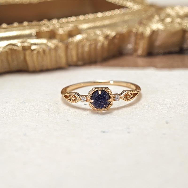 CEDONY｜閃耀宇宙星河 雙層石工藝系列 紫金石拼貼白水晶 復古花紋設計 星夜光芒｜吊墜 項鍊 戒指 耳釘 耳夾-細節圖4