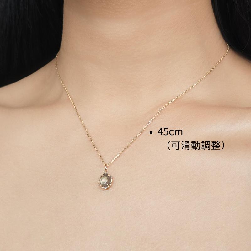 CEDONY｜正反皆美 ✨ 雙面鏡花 迷幻之美 茶水晶 × 白蝶貝 兩戴式設計 滑動式機關｜項鍊 手鍊 戒指-細節圖5