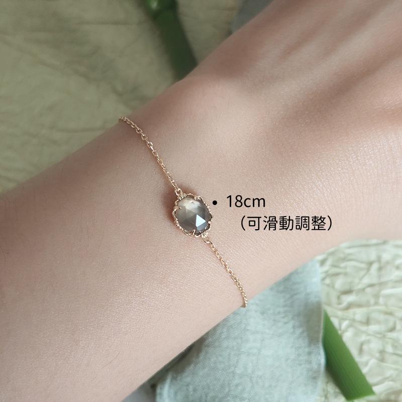 CEDONY｜正反皆美 ✨ 雙面鏡花 迷幻之美 茶水晶 × 白蝶貝 兩戴式設計 滑動式機關｜項鍊 手鍊 戒指-細節圖8