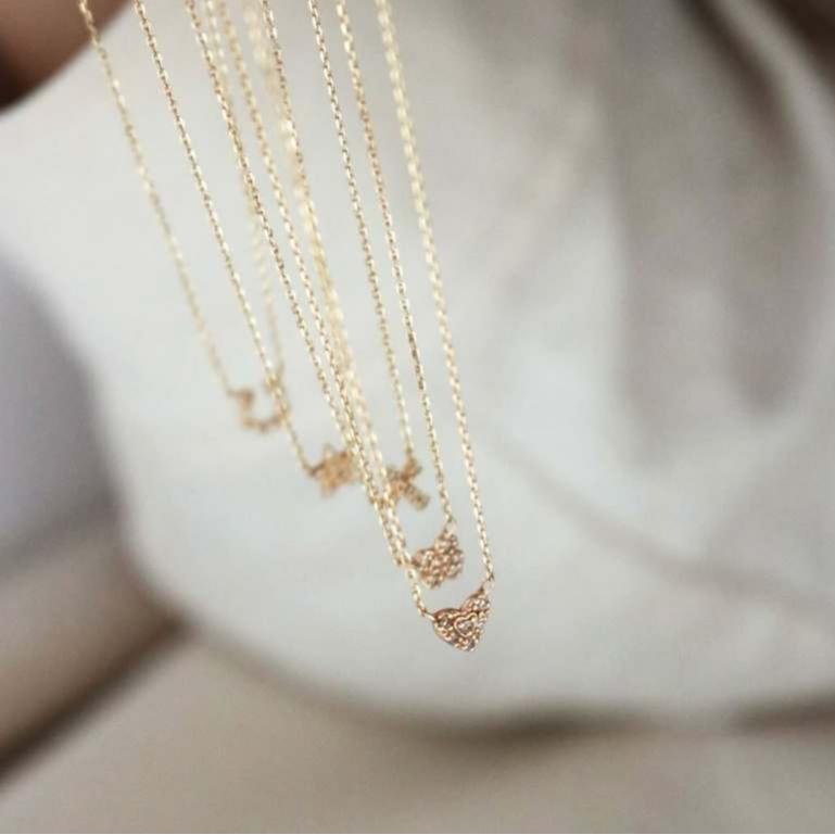 CEDONY｜五款象徵祝福的精緻項鍊 幸運草 馬蹄鐵 十字架 星星 愛心 日常百搭送禮首選｜項鍊-細節圖2