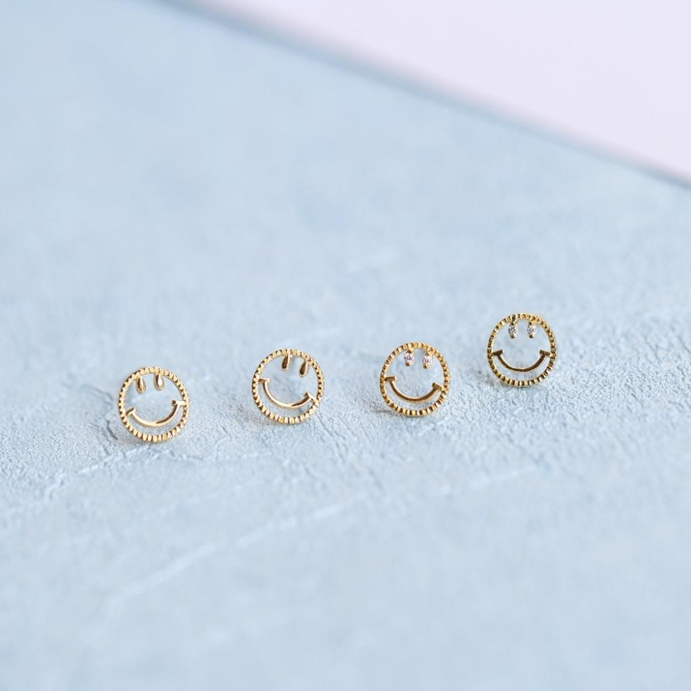 CEDONY | 帶來好運的首飾  ｢ＳＭＩＬＥ 系 列 ｣ 療癒系笑臉系列 日常百搭推薦 | 項鍊 手鍊 耳釘 耳夾-細節圖2