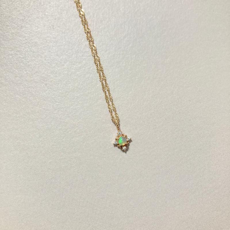 CEDONY｜雪花落在心上暖暖的 冬日輕奢浪漫 天然蛋白石 澳洲進口 幻彩雪花 S925銀鍍14K金｜項鍊 戒指-細節圖6