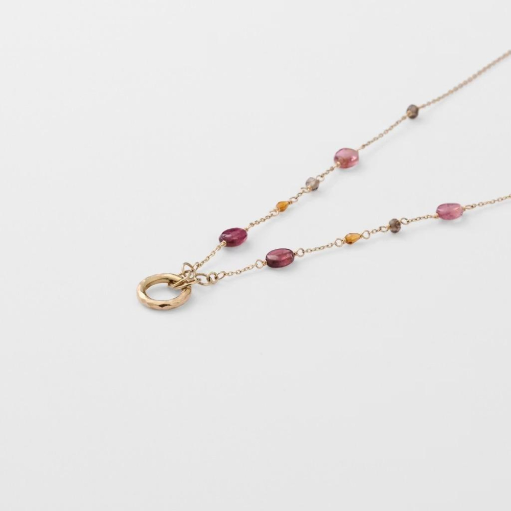 CEDONY | 溫暖而深邃的光芒 秋冬季節限定 天然黃水晶項鍊套組 可以拆卸使用 復刻日系輕奢飾品 | 項鍊 戒指-細節圖5