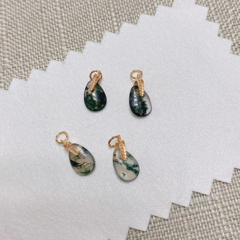 CEDONY | 日系輕奢珠寶 海帶阿海帶 天然海藻瑪瑙系列 日本品牌同款 | 耳釘 耳墜 戒指-細節圖2